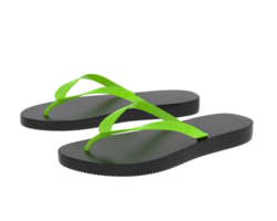 flip flops isolerat på bakgrund. 3d tolkning - illustration png