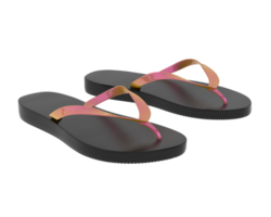 Flip flops isolated on background. 3d rendering - illustration png