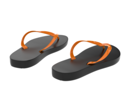 Flip flops isolated on background. 3d rendering - illustration png