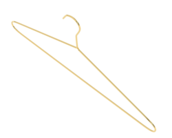 kleren hanger geïsoleerd Aan achtergrond. 3d renderen - illustratie png