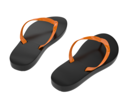 Flip flops isolated on background. 3d rendering - illustration png