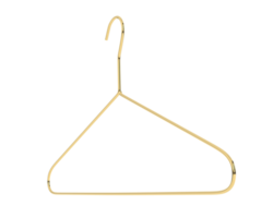 Clothes hanger isolated on background. 3d rendering - illustration png