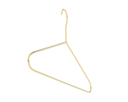 Clothes hanger isolated on background. 3d rendering - illustration png