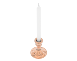 Candlestick isolated on background. 3d rendering - illustration png