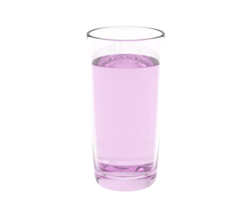 Glass isolated on background. 3d rendering - illustration png