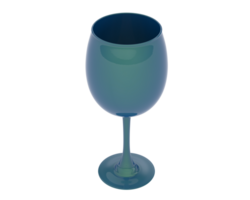 Glas isoliert auf Hintergrund. 3d Rendern - - Illustration png