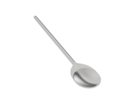 Spoon isolated on background. 3d rendering - illustration png