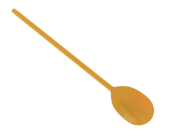 Spoon isolated on background. 3d rendering - illustration png