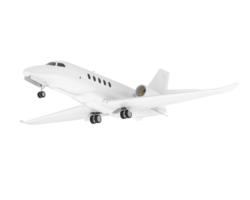 privato aereo isolato su sfondo. 3d interpretazione - illustrazione png