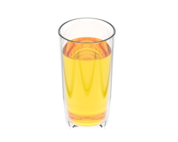 Glass isolated on background. 3d rendering - illustration png