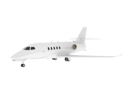 Private airplane isolated on background. 3d rendering - illustration png