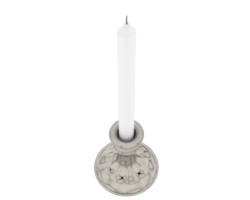 Candlestick isolated on background. 3d rendering - illustration png