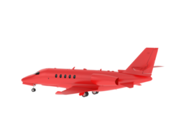 Private airplane isolated on background. 3d rendering - illustration png