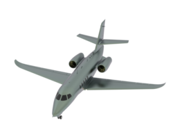 Private airplane isolated on background. 3d rendering - illustration png