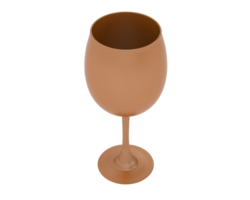 glas isolerat på bakgrund. 3d tolkning - illustration png