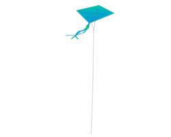 Kite isolated on background. 3d rendering - illustration png