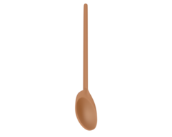 Spoon isolated on background. 3d rendering - illustration png