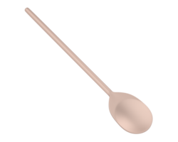 Spoon isolated on background. 3d rendering - illustration png