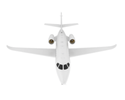 privato aereo isolato su sfondo. 3d interpretazione - illustrazione png