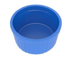 ramekin isolerat på bakgrund. 3d tolkning - illustration png