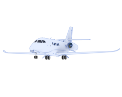 Private airplane isolated on background. 3d rendering - illustration png