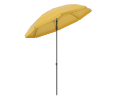 plage parapluie isolé sur Contexte. 3d le rendu - illustration png