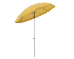 Beach umbrella isolated on background. 3d rendering - illustration png