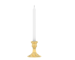 Candlestick isolated on background. 3d rendering - illustration png