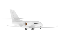 Private airplane isolated on background. 3d rendering - illustration png