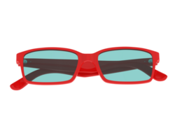 Glasses isolated on background. 3d rendering - illustration png