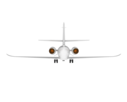 privado avión aislado en antecedentes. 3d representación - ilustración png