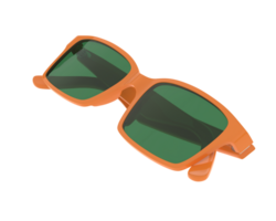 Glasses isolated on background. 3d rendering - illustration png