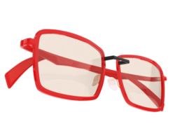 Sun glasses isolated on background. 3d rendering - illustration png