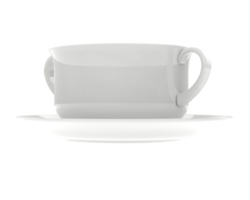 Soup bowl isolated on background. 3d rendering - illustration png