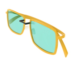 Sun glasses isolated on background. 3d rendering - illustration png