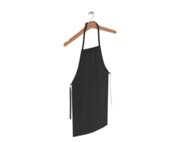 Apron with hanger isolated on background. 3d rendering - illustration png