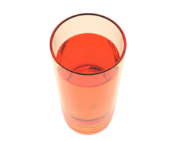 glas isolerat på bakgrund. 3d tolkning - illustration png