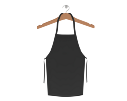 Apron with hanger isolated on background. 3d rendering - illustration png