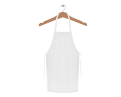 Apron with hanger isolated on background. 3d rendering - illustration png