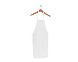 Apron with hanger isolated on background. 3d rendering - illustration png