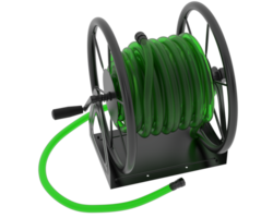 Garden hose isolated on background. 3d rendering - illustration png