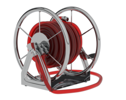 Garden hose isolated on background. 3d rendering - illustration png