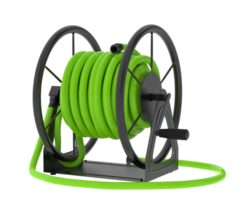 Garden hose isolated on background. 3d rendering - illustration png