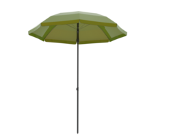 plage parapluie isolé sur Contexte. 3d le rendu - illustration png