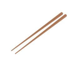 Chopsticks isolated on background. 3d rendering - illustration png