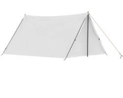 camping tent geïsoleerd Aan achtergrond. 3d renderen - illustratie png