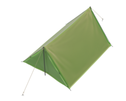 Camping Zelt isoliert auf Hintergrund. 3d Rendern - - Illustration png