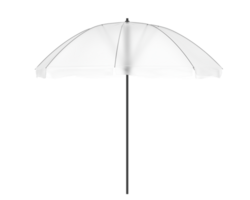 strand paraplu geïsoleerd Aan achtergrond. 3d renderen - illustratie png