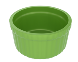 Ramekin isolated on background. 3d rendering - illustration png