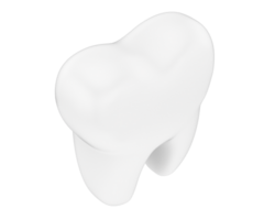 Tooth isolated on background. 3d rendering - illustration png